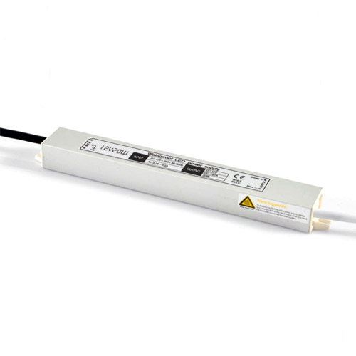 20W1.67A DC12V Constant Voltage Outdoor Waterproof IP67 Switching LED Driver Transformer Power Supply For LED Light Strips 20W1.67A DC12V Constant Voltage Outdoor Waterproof IP67 Switching LED Driver Transformer Power Supply For LED Light Strips